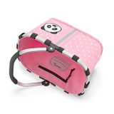 nákupný košík reisenthel carrybag xs kids panda dots pink