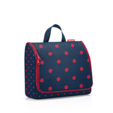 kozmetická taška reisenthel toiletbag XL mixed dots red