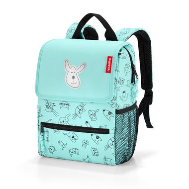 detsky ruksak reisenthel backpack kids cats and dogs mint