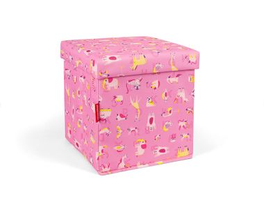 detský úložný box reisenthel sitbox kids ABC friends pink