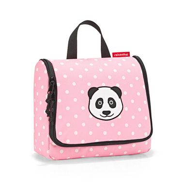 kozmetická taška reisenthel toiletbag kids panda dots pink