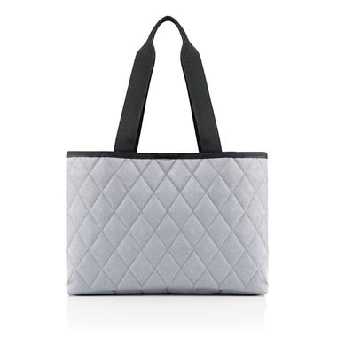 nákupná taška reisenthel classic shopper L rhombus light grey